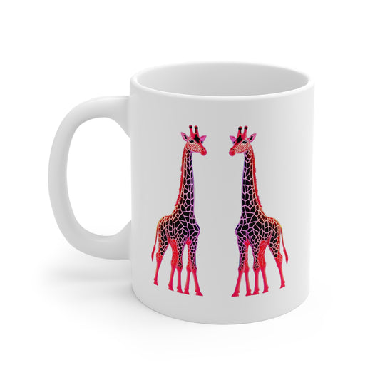 Giraffe White Mug