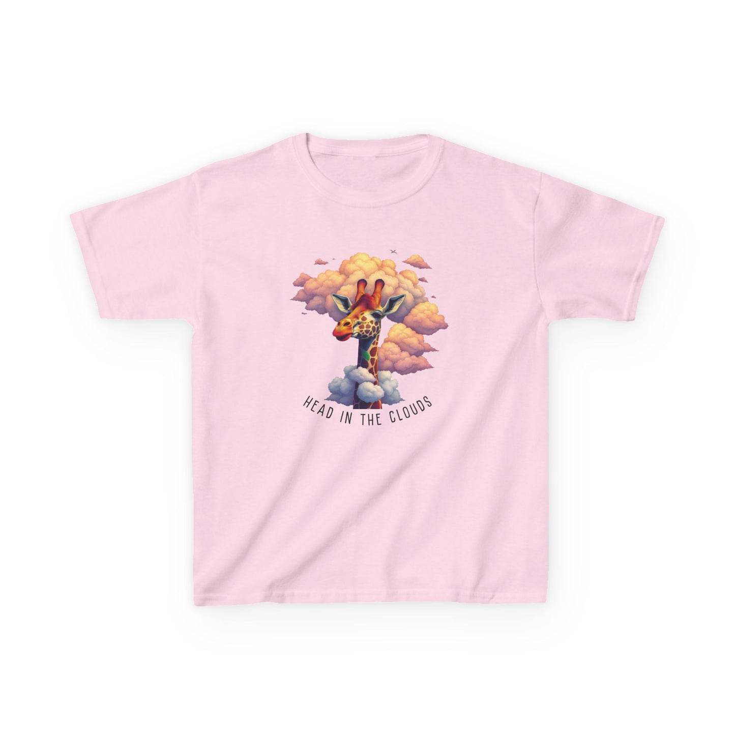 Kids Heavy Cotton™ Tee - 'Head in the Clouds' T-Shirt for Boys and Girls