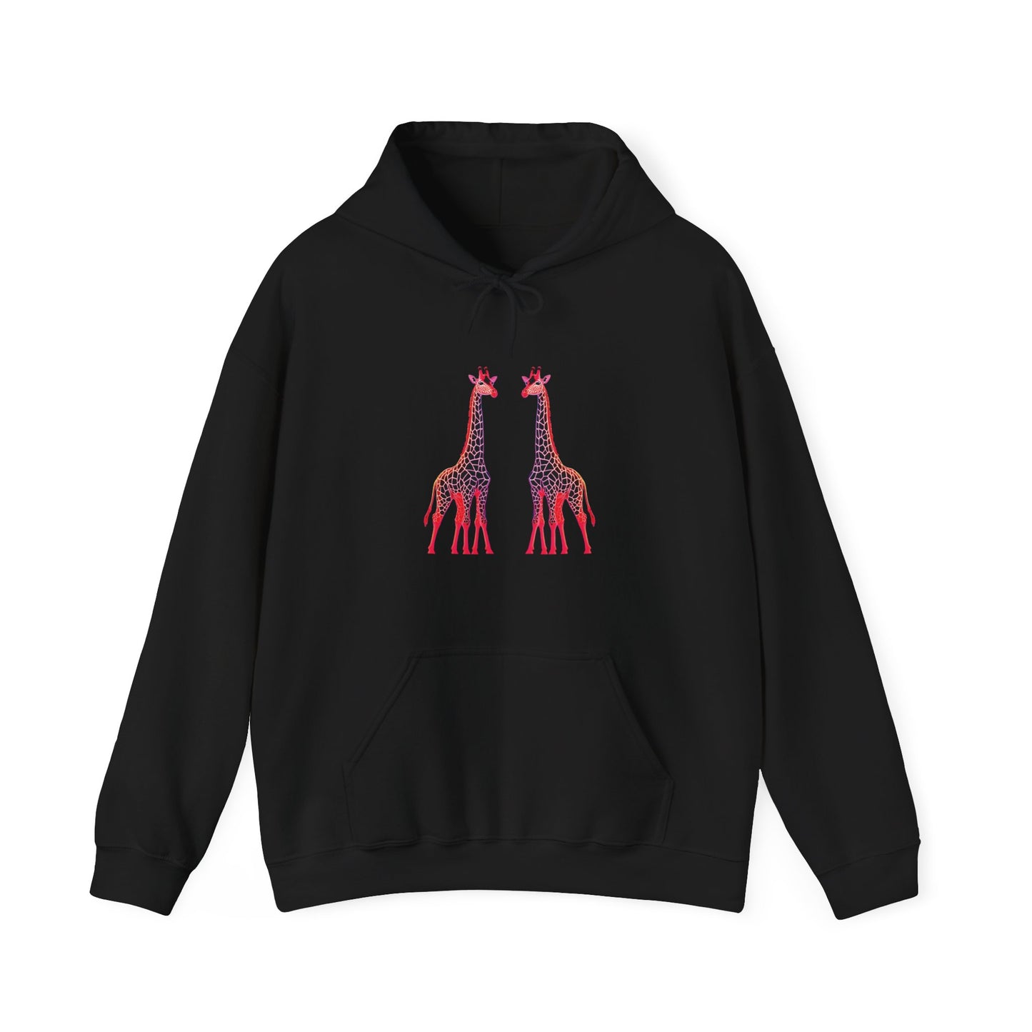 Playful Giraffe Hoodie - Unisex Heavy Blend™ Sweatshirt