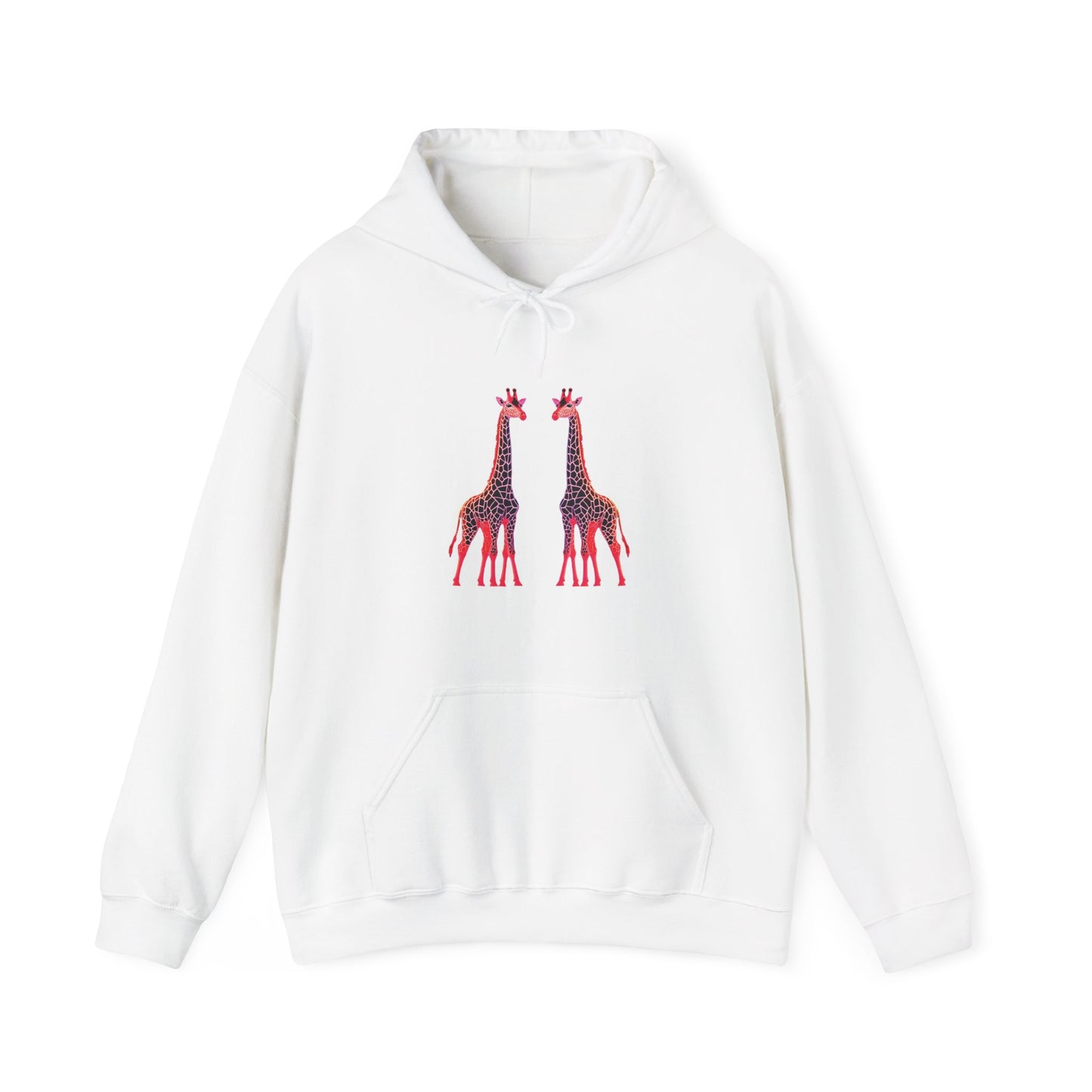 Playful Giraffe Hoodie - Unisex Heavy Blend™ Sweatshirt