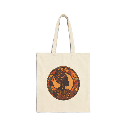 Cultural Heritage Cotton Canvas Tote Bag - Stylish & Eco-Friendly Everyday Carryall