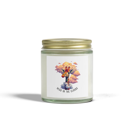 Head in the Clouds Scented Candle - Coconut Apricot Wax - Perfect for Relaxation & Home Decor