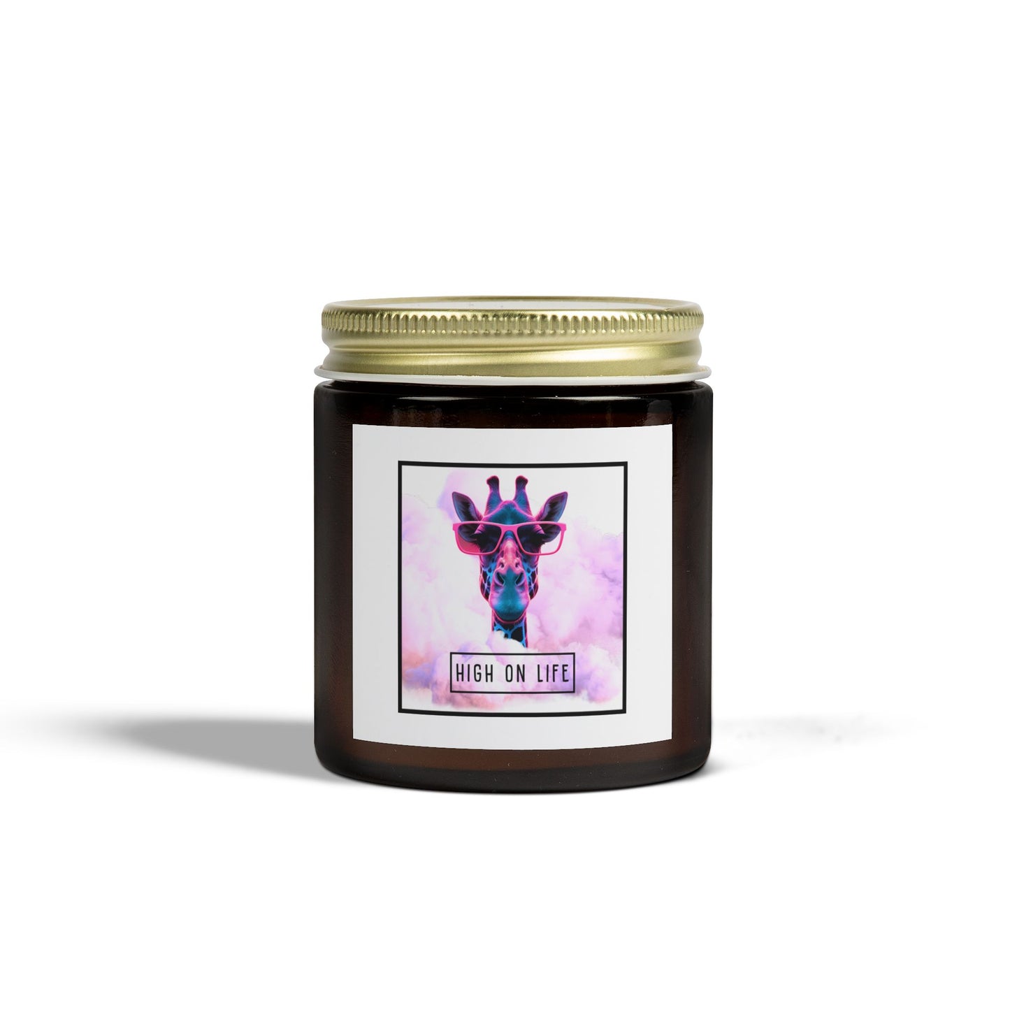 High On Life Scented Coconut Apricot Wax Candle