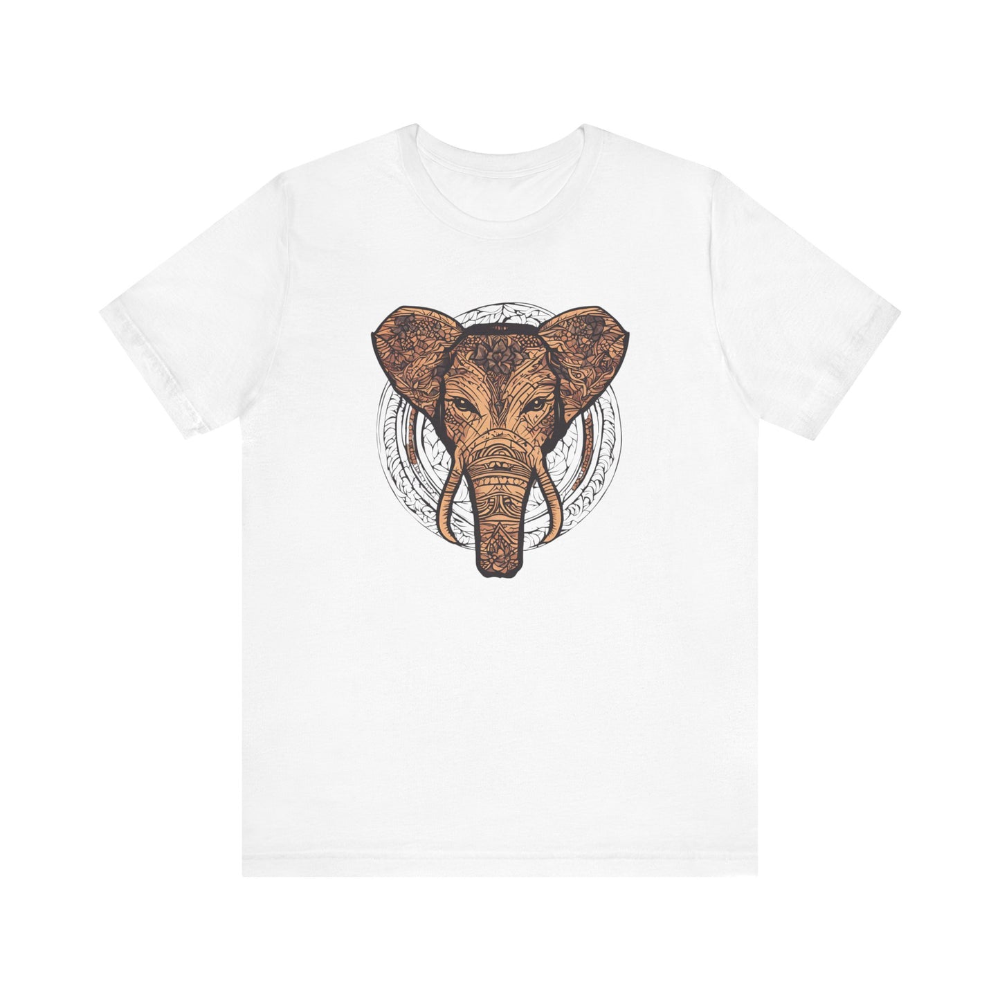 Elephant Graphic Unisex Jersey Tee - Nature Lover's Apparel